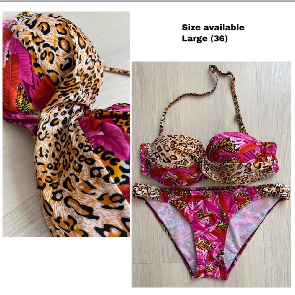 Leopard Print Bikini Set NWT